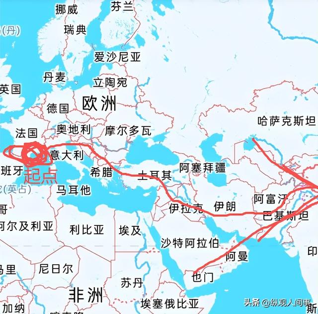 俩小伙从法国徒步一年走8000公里到新疆，目的地上海，网友震惊了