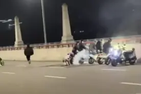 事大了：百名鬼火少年骑电摩公然挑衅交警，警察大批出动全部带回图片