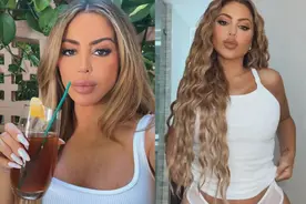 50岁拉尔萨晒近照，身材不输卡戴珊！分手后变瘦了，女人味十足图片