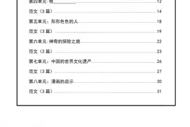 五年级下册语文（1-8单元）作文范文23篇！作文框架+优秀范文！图片