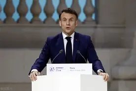 马克龙拱火，呼吁乌克兰“不要投降”，然而法国援乌却最吝啬图片