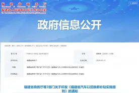 最高补贴1万元！福建公布汽车以旧换新实施方案！图片