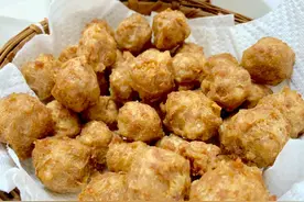 炸肉丸子，怎么调馅？牢记“3不放、加3样”，外酥里嫩，香味十足图片