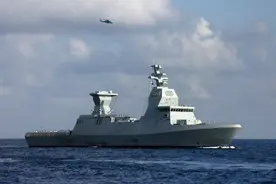 比056强不少，以色列“萨尔6”护卫舰性能出色，为何只拦截火箭弹图片