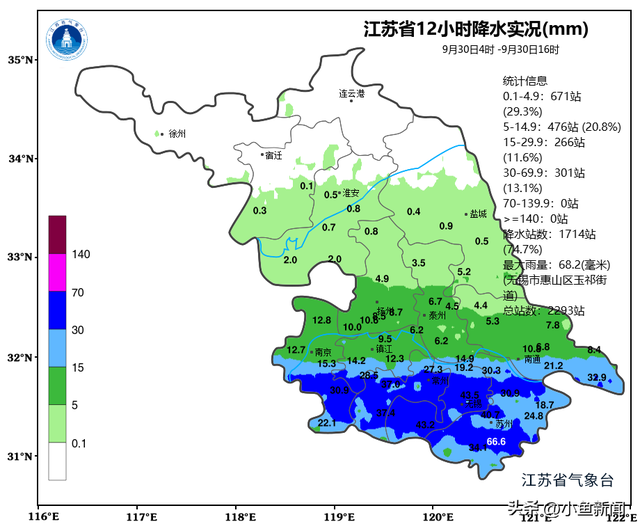 国庆假期明早开启！江苏“开场白”：有雾、有雨、还有30℃+的秋？