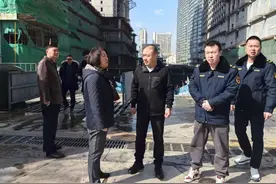 太原市小店区：区领导带队赴亲贤城中村改造（太原广场）项目开展重点项目包保工作图片