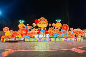 美绝了！乌海花灯，今晚亮灯！图片