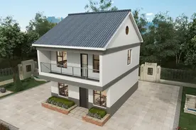 7米*9米的小块宅基地，怎样设计自建房户型，来看看这个案例！图片