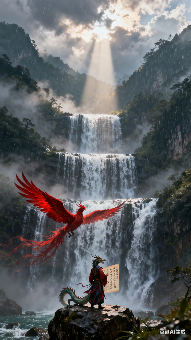 无双道龙赵小荣游记《 一笔祥龙行天下 》灵山望仙谷