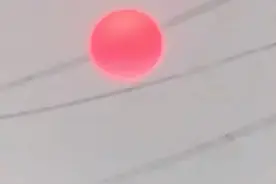 云南惊现“血红太阳”，相关专家：绝非罕见 与地震并无关联图片