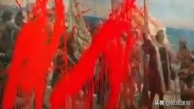环保组织用红漆涂鸦哥伦布画像，博物馆回应：画作已受损