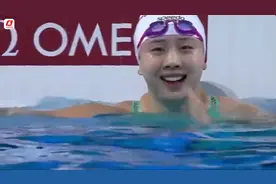 距世界纪录只差0.01秒！布达佩斯短池游泳世锦赛，唐钱婷女子100米蛙泳半决赛第一晋级图片