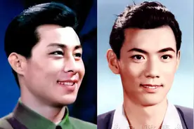 王心刚和刘增庆 来自大连的两大美男 王晓棠银幕情侣 论颜值 谁更帅？图片