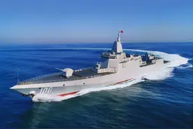 国产新一代驱逐舰有多强？满载排水突破两万吨，大垂发单元144个图片