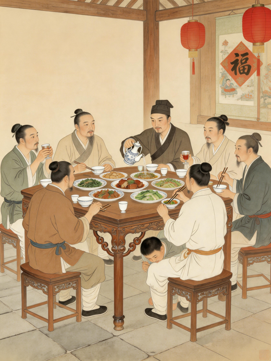 三百年圆桌,装下千载团圆 三百年圆桌,装下千载团圆