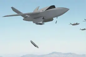 中国新型空中航母，母机投送蜂群，或可能颠覆未来作战模式图片