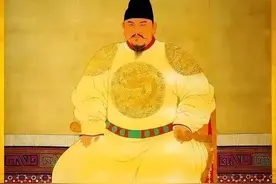 朱元璋衣衫不整去“算命”，写下一字后先生连忙跪地高喊万岁！图片