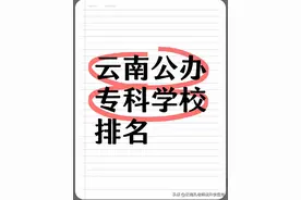 云南公办专科学校排名图片