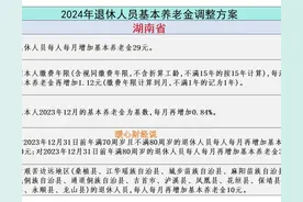 湖南省2025年退休养老金调整将至，养老金3000元，能涨150元吗？图片