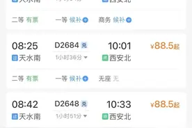 天水⇌西安⇌香港，高铁一日达！智能动车先睹为快~图片