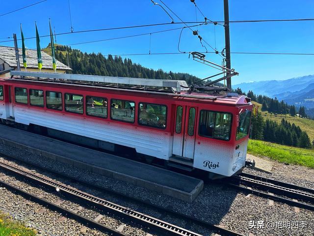 欧游杂记（5）‖ 齿轮火车几上几下瑞吉山，缆车凌空飞跃韦吉斯