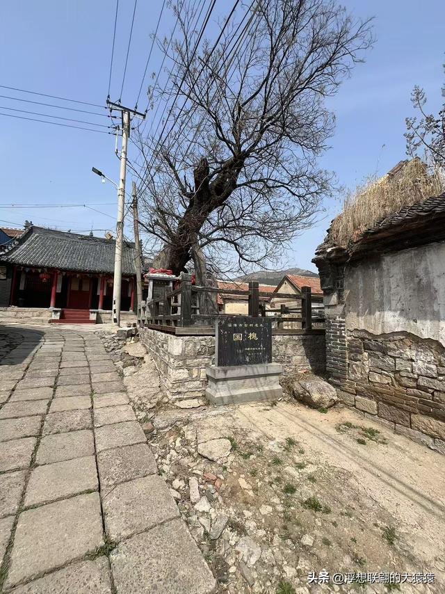 博山石马乡的中石马，留有众多古宅和古庙、古槐