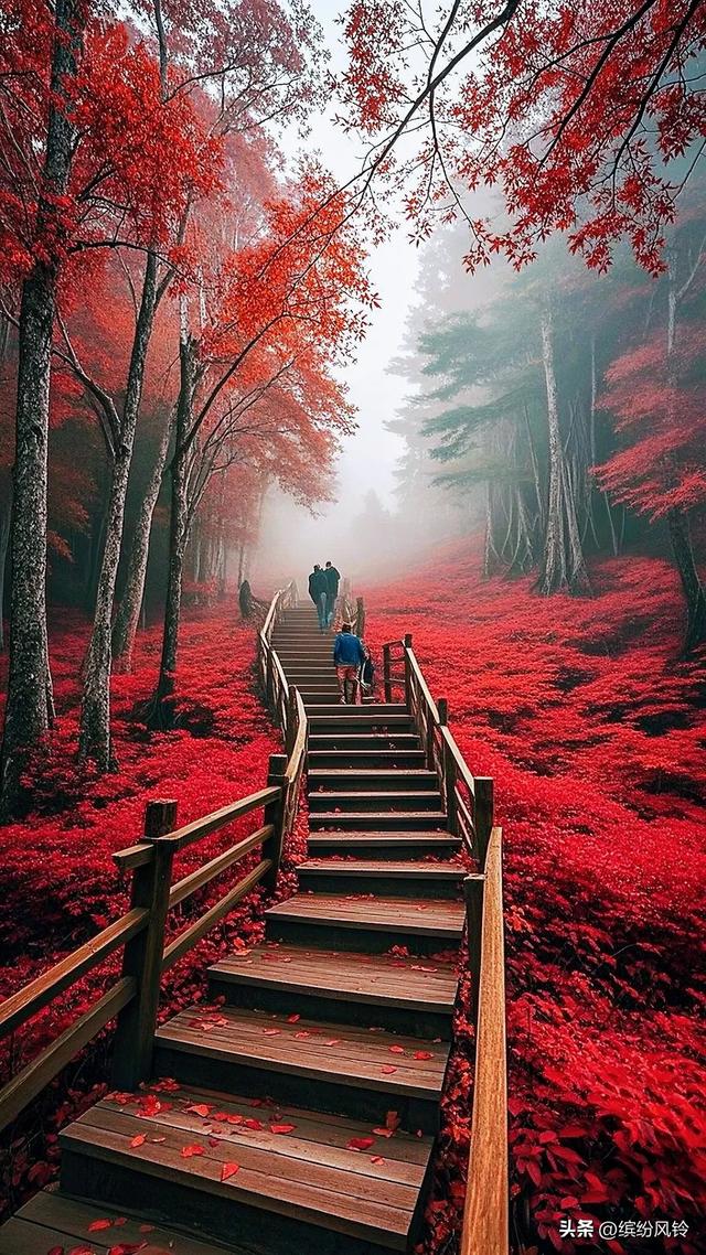 秋天的红叶