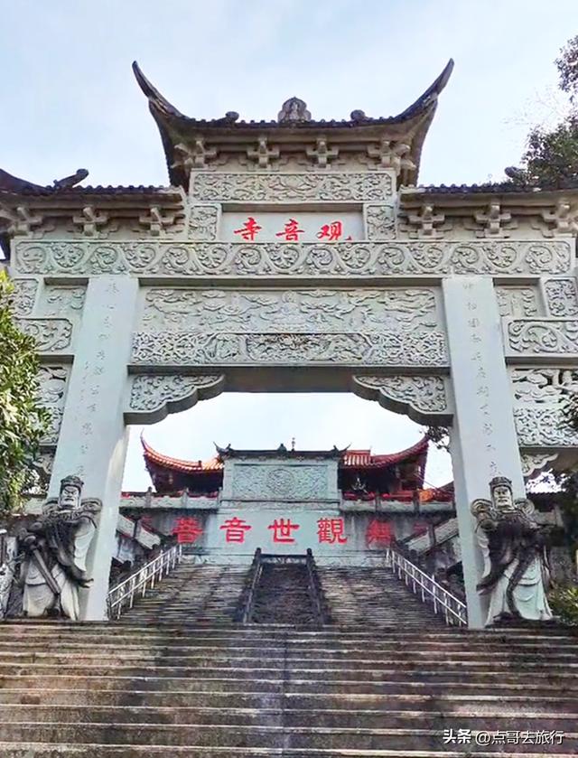 成都黄龙溪被冷落的寺庙，位置堪称绝佳，现32尊观音化身像！