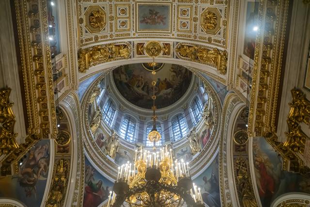 乙巳仲秋俄罗斯莫彼双城记之九：伊萨基辅大教堂