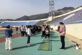 泰安市体校举行2025年度春季体能大比武图片