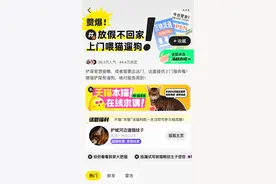 闲鱼上“虎猫相亲帖”引热议，数万铲屎官涌入，带火五一宠物代喂养服务图片