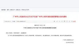 关注｜广州车牌新政发布，节能车摇号取消/72次未中可直接领号图片