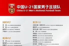 U21国足集训名单公布：何小珂、木塔力甫在列，重庆铜梁龙5人入选图片