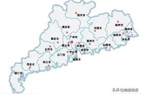 广东省21个地级行政区划，面积最大的是清远市图片