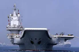 首破第二岛链，辽宁舰环绕关岛！美国态度变了，扣下台岛64架战机图片