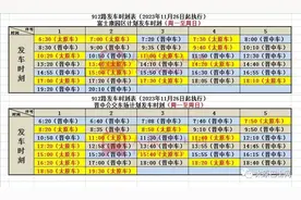 11月26日起，太榆城际线路912路发车时刻微调图片