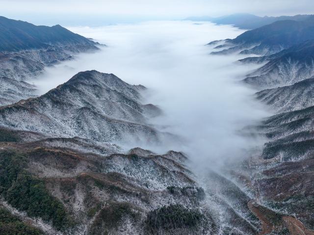 赏•美景 | 全州：天湖景区现雪后云海景观