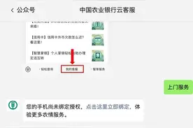 中国农业银行：对特殊客户可采取上门服务的方式办理，具体需咨询网点图片