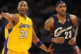 23vs24！科比詹姆斯生涯交手22次，科比场均24.6分5板 詹姆斯呢？图片