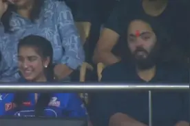 印度首富300斤儿子看板球，漂亮娇妻相伴，乘镶钻“幻影”惹争议图片