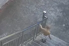 把孙子故意关门外差点走丢后续：亲爸发声，下次再关自己还砸！图片