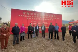 河南省玉米良种联合攻关项目新品种进行机收测产图片