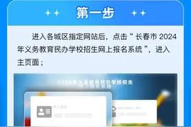 2024年长春市城区民办(含转公)义务教育学校招生网上报名开始了图片