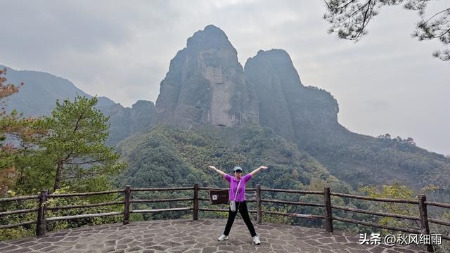自驾浙江衢州第三天，枫岭关打卡三省界碑，江郎山爬到腿抽筋