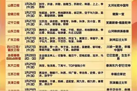 2025年春晚节目单出来咯 年三十晚上你会选择看哪家春晚呢？图片