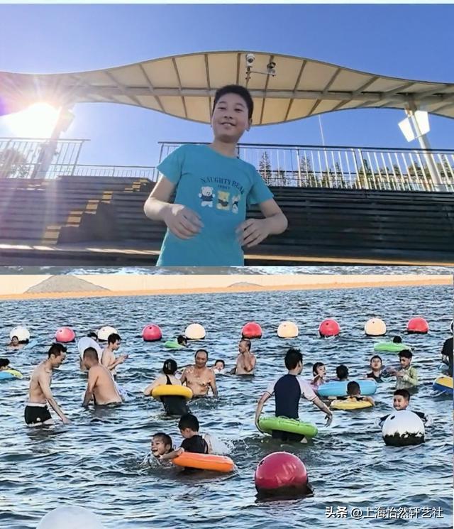 平豪视点Ⅱ上海金山城市沙滩，湛蓝的海，酷暑中的避暑港湾