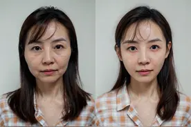 45岁，2小时眼周筋膜提升，引发家族群争议，手术效果究竟如何？图片