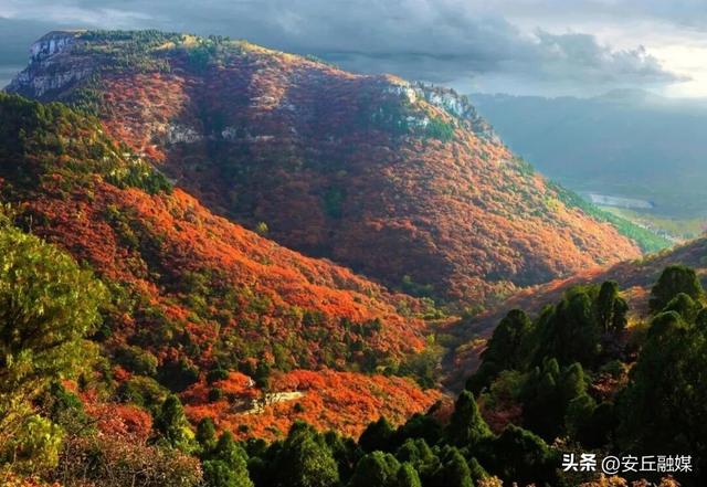 尽收山间好秋色！潍坊登山地图来啦~