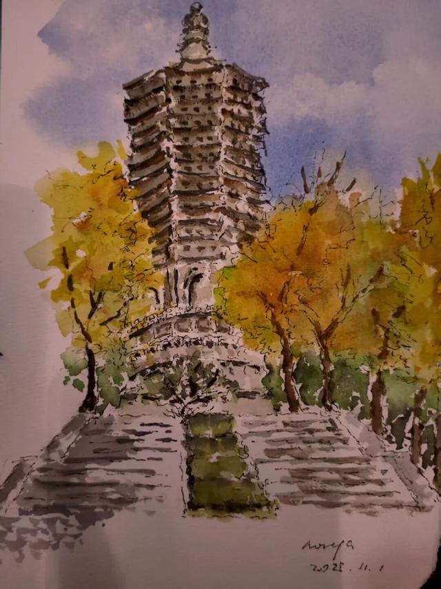 写生日记——251101 北京·玲珑公园