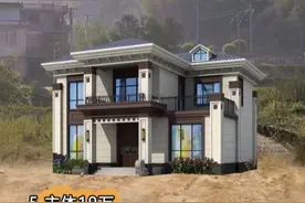 5套造价仅20万以内农村2层别墅，详细户型图纸还不收藏！图片